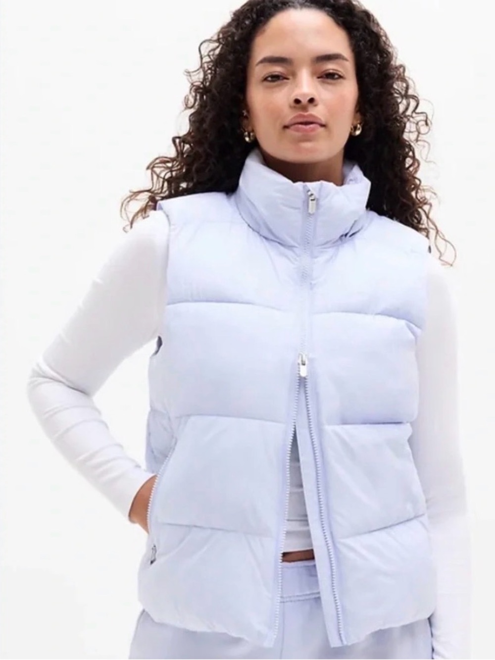 NWOT Athleta Stratus Puffer Gossamer Vest Sz Large (#768495)